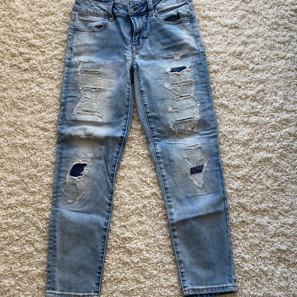 American Eagle jegging crop size 0